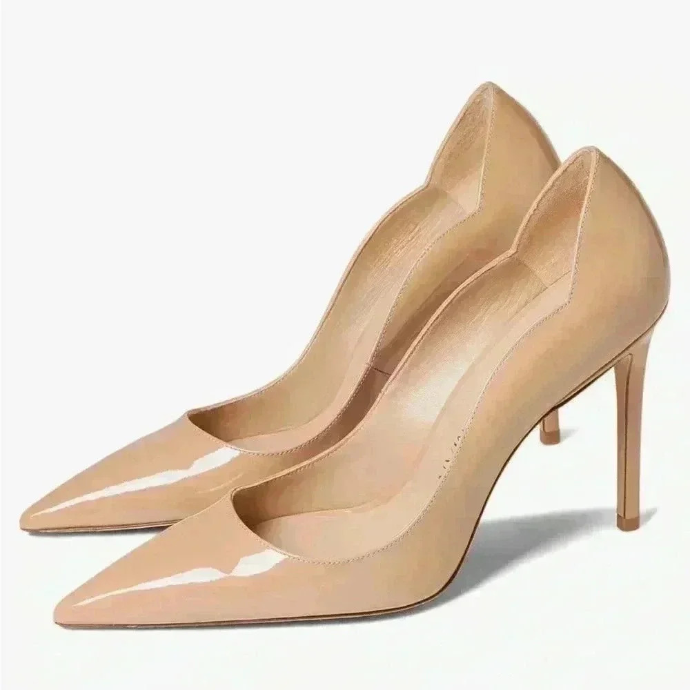 NWOT Stuart Weitzman leather heel size 6.5